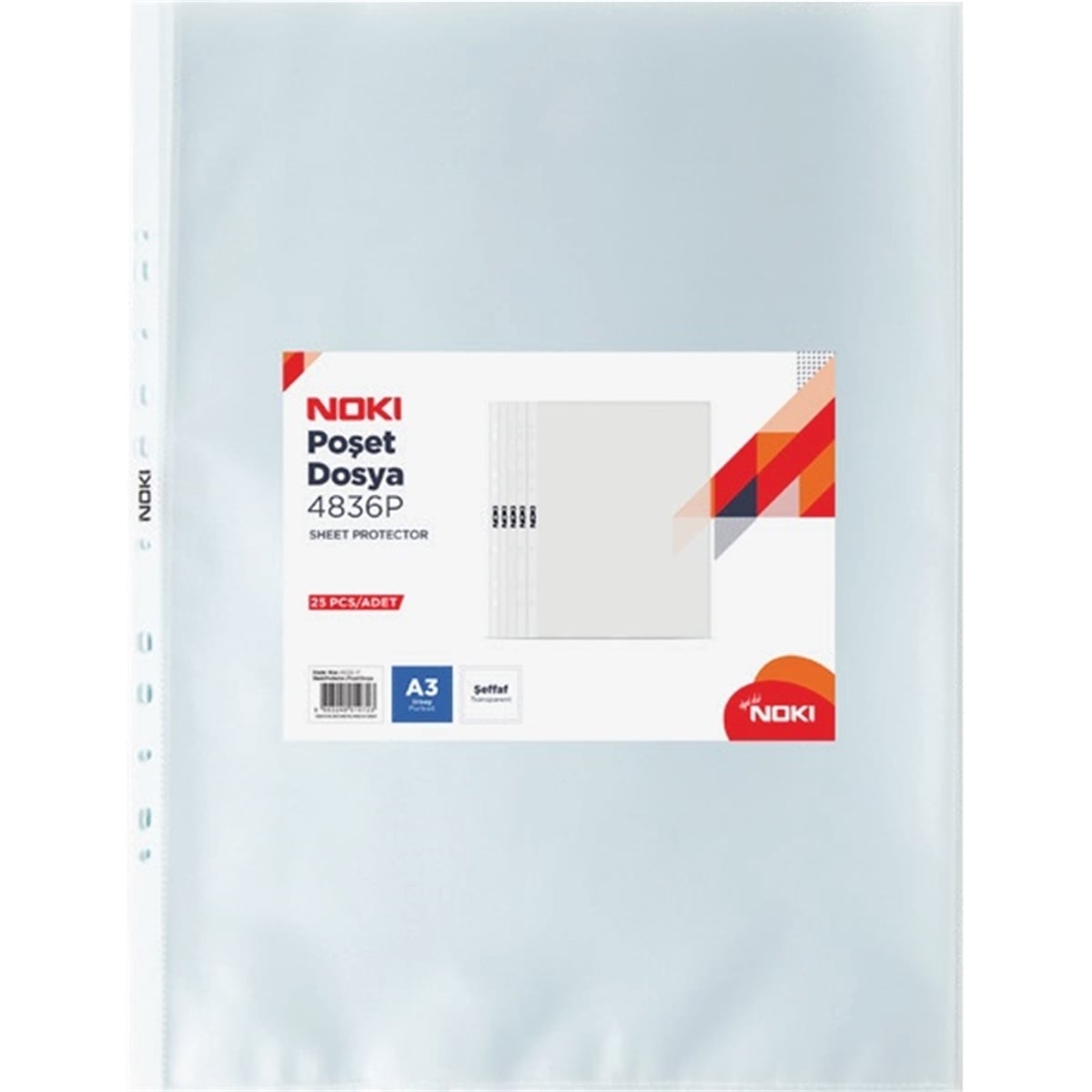 Noki A3 poşet dosya dikey 4836p
