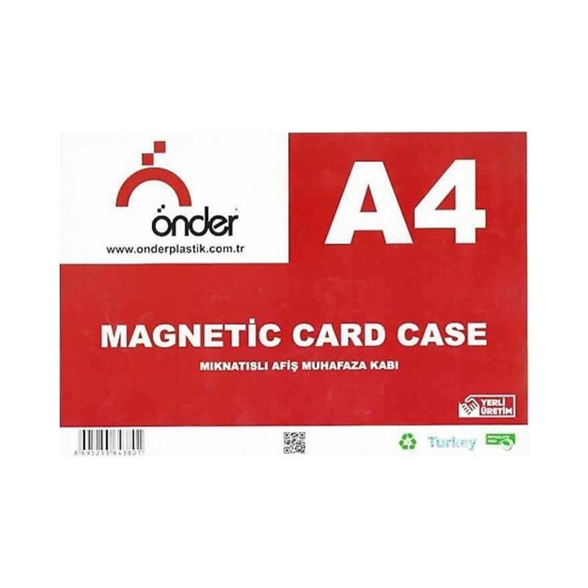 Önder magnetli afiş muhafaza kabı A4 6438-0
