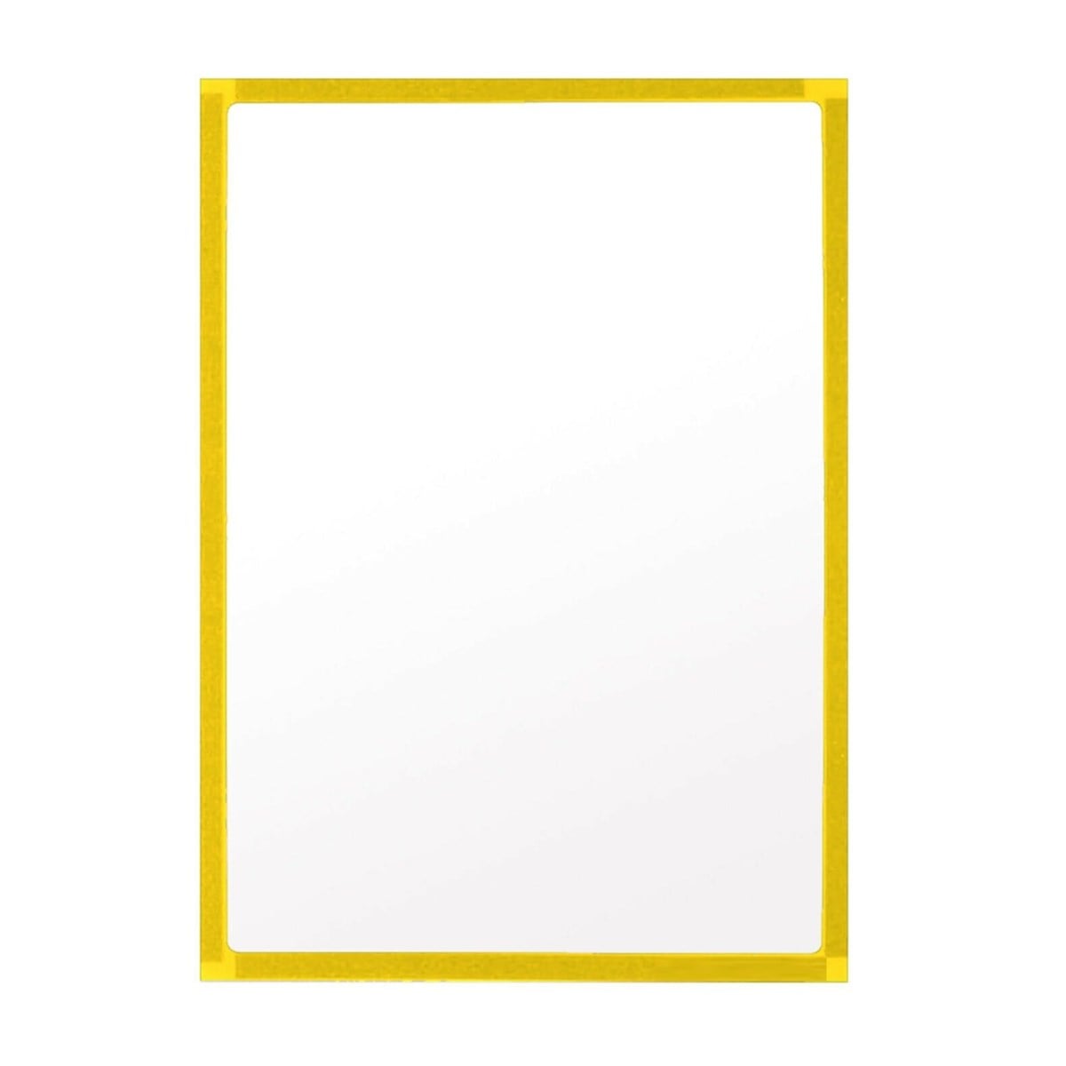 Art A4 Sarı Mıknatıslı Evrak ve Duyuru Çerçevesi - PVC Magnet Pano
