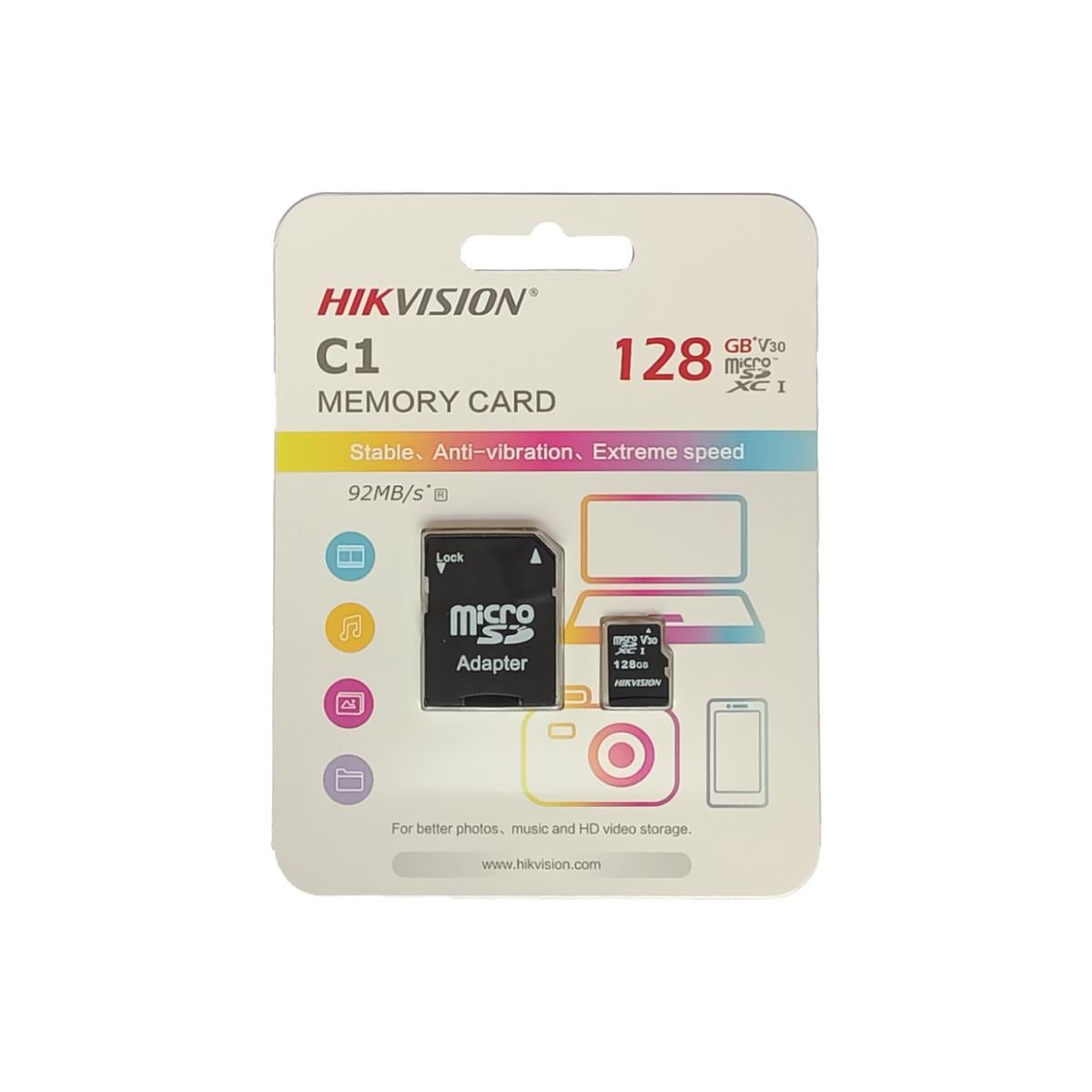 Hikvision 128 GB Mikro SD Hafıza Kartı SDXC