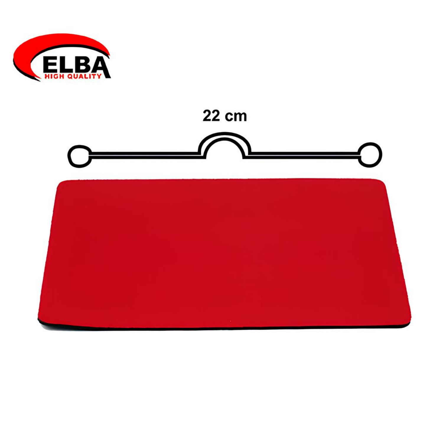 Elba 220 Mouse Pad Kırmızı 22x18 cm