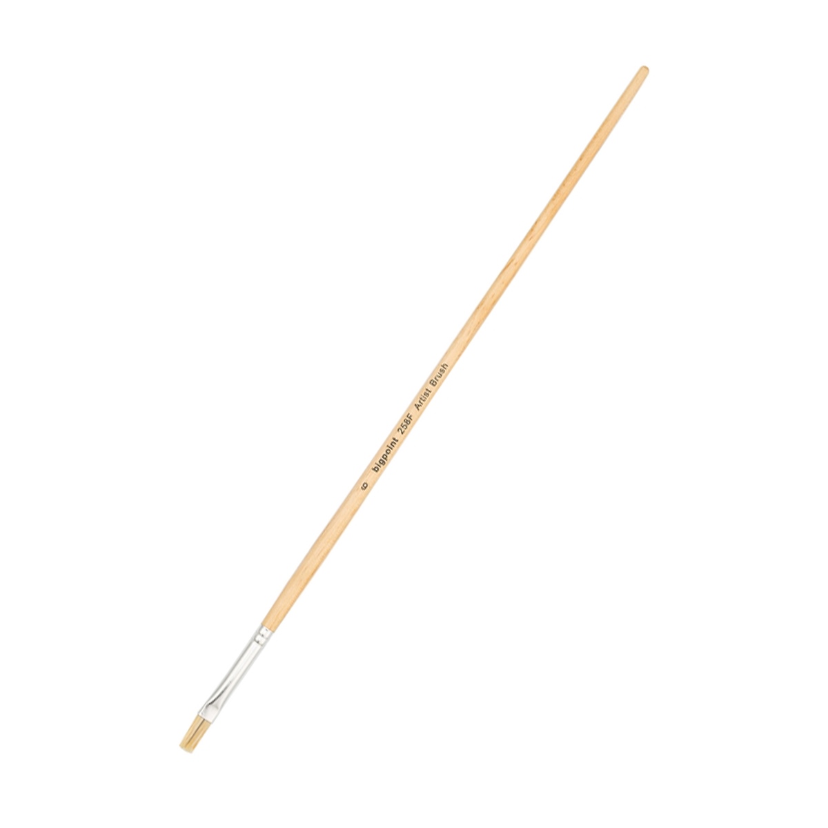 Bigpoint Düz Kesik Fırça - Doğal Kıl No: 258F/6