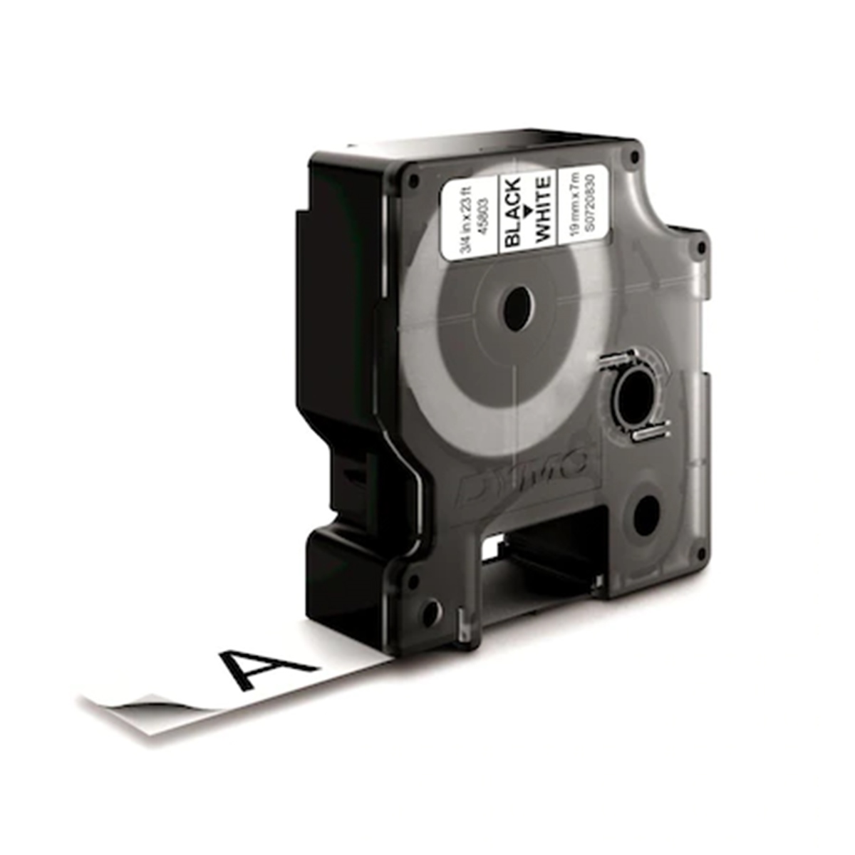 Dymo d1 etiket 720830 (d-45803)19x7 beyaz/siyah