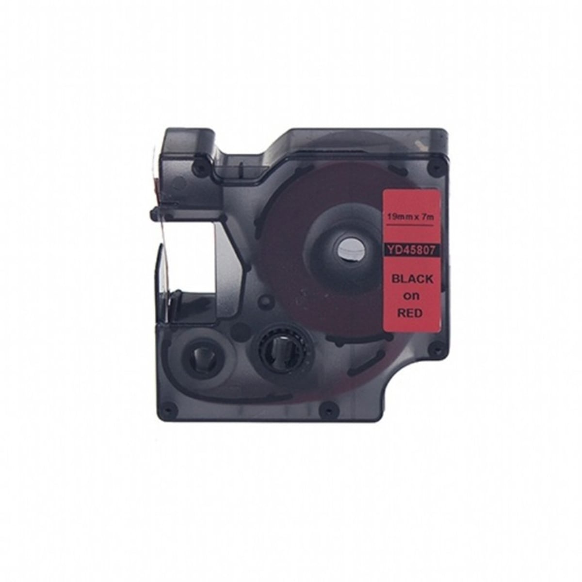 Dymo d1 etiket (d-45807)19x7 kırmızı/siyah