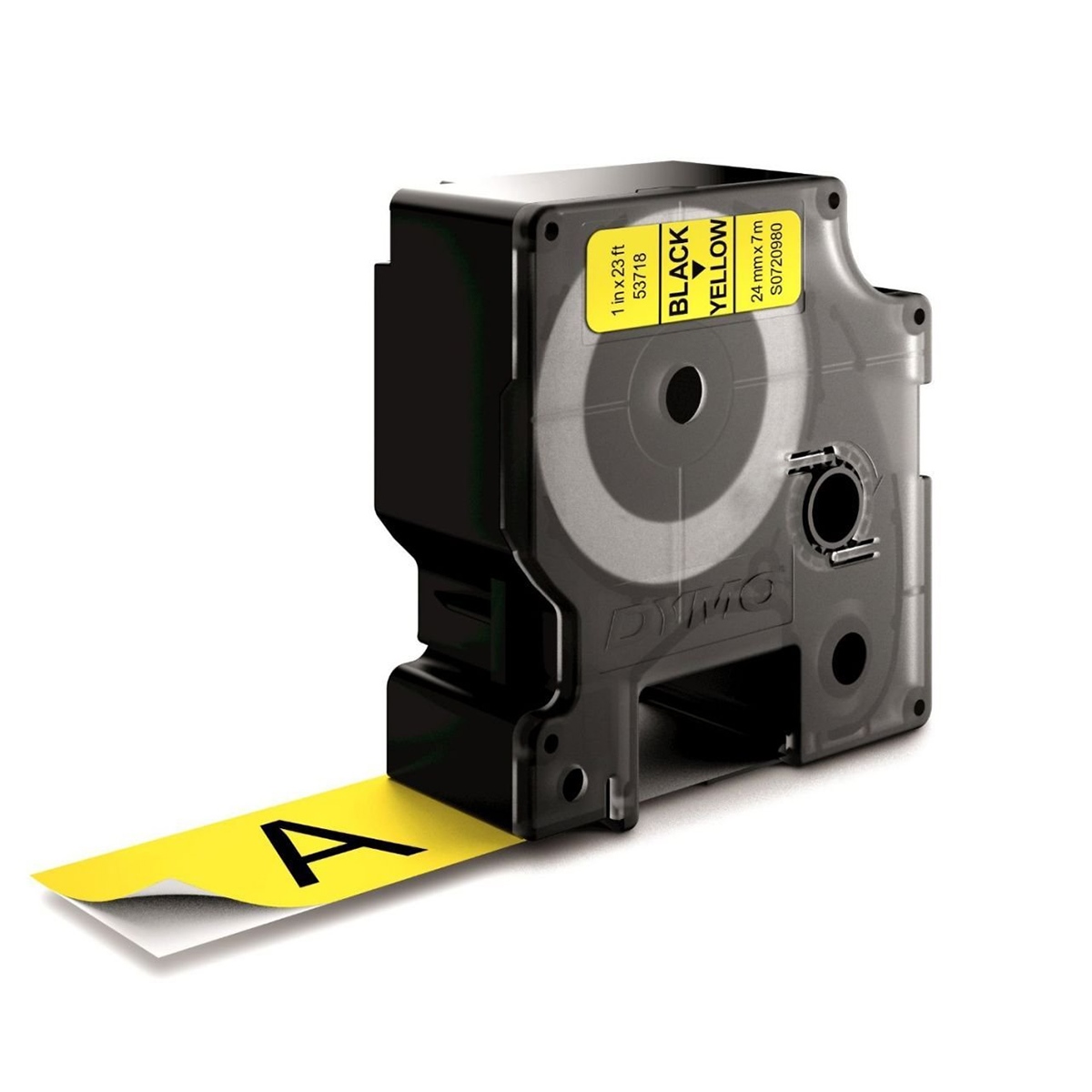 Dymo d1 etiket (d-53718)24x7 sarı/siyah