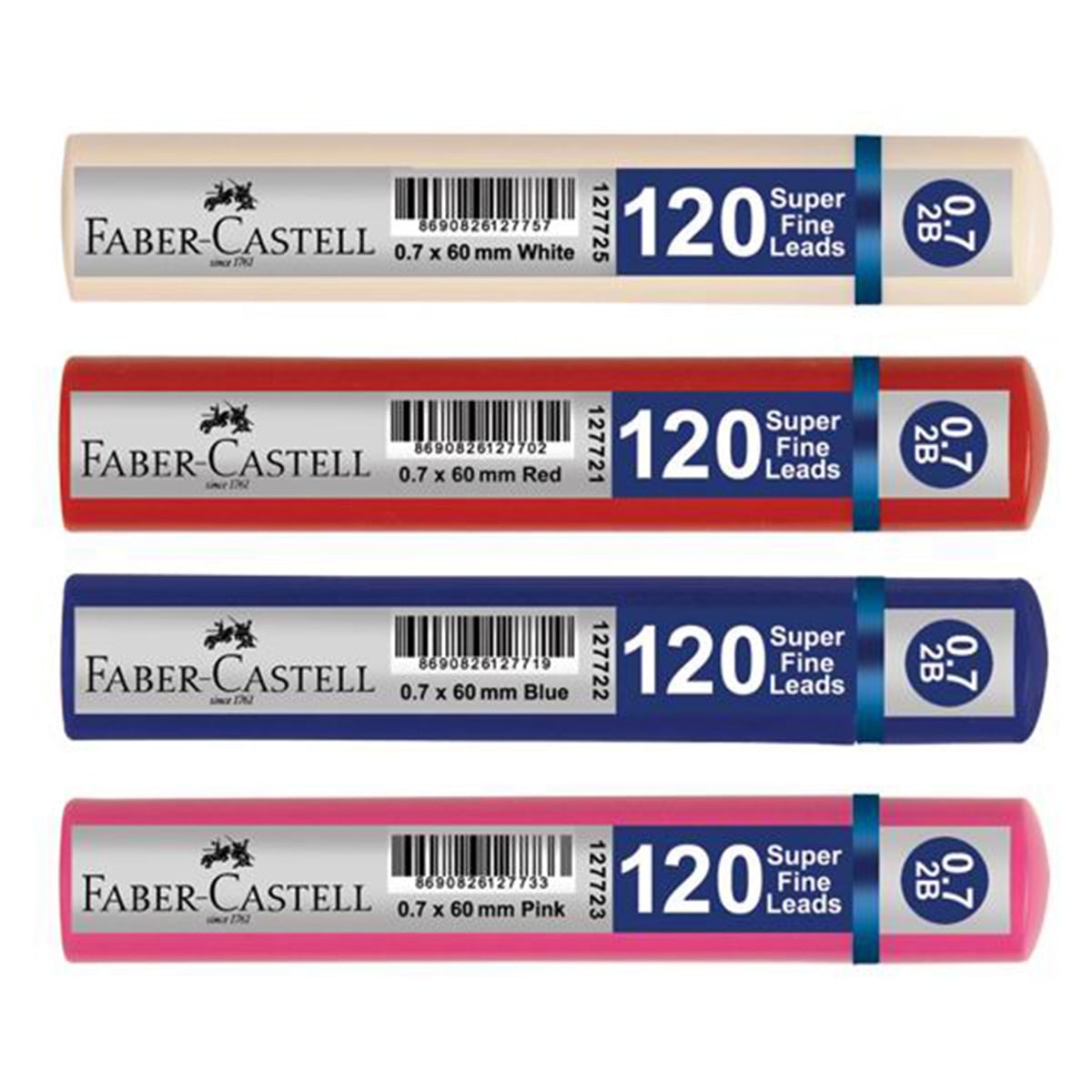 Faber Castell min grip 127722 0,7 2b 60mm 120li