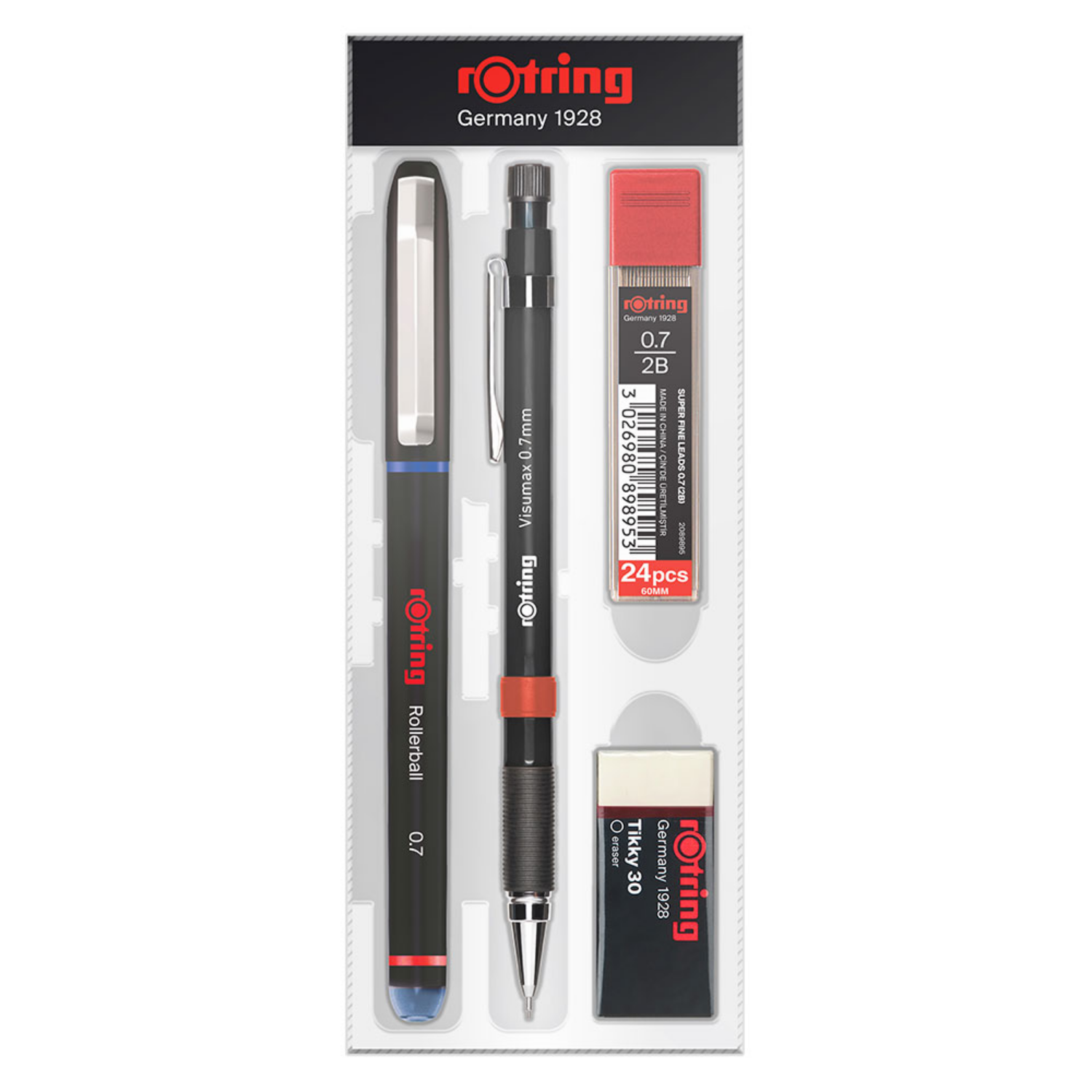 Rotring Versatil 0.7 + Roller Ofis Seti Siyah