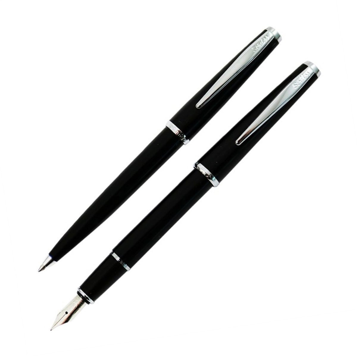 Scrikss Kalem seti 63 siyah dol-tük lüks kutu