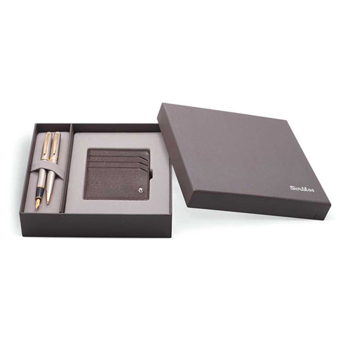 Scrikss Kalem seti dr202-38 dol+ver saten altın ve comfort kredikartlık