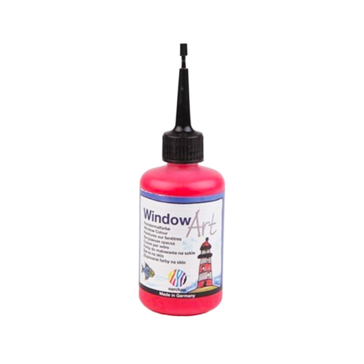 Nerchau Kırmızı Cam Boyası - Window Art 80ml NDWA-212 222