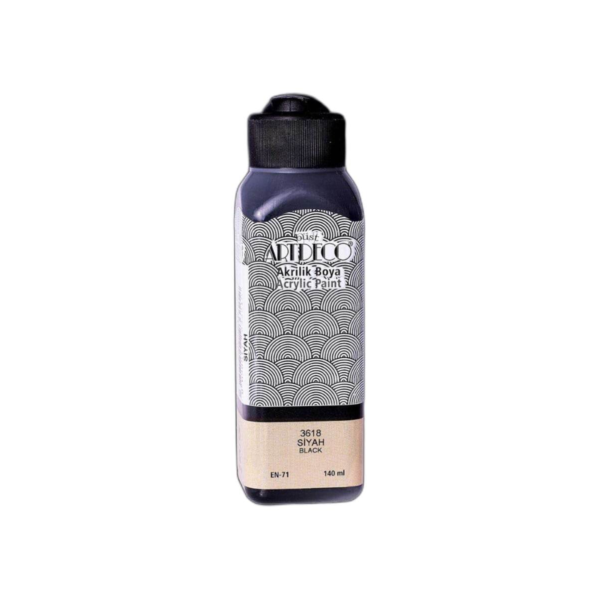 Artdeco Akrilik Boya Siyah 140ml 3618