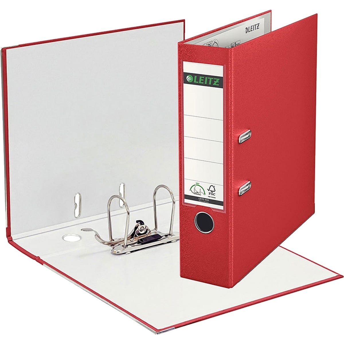 Leitz l-1010 geniş klasör kırmızı