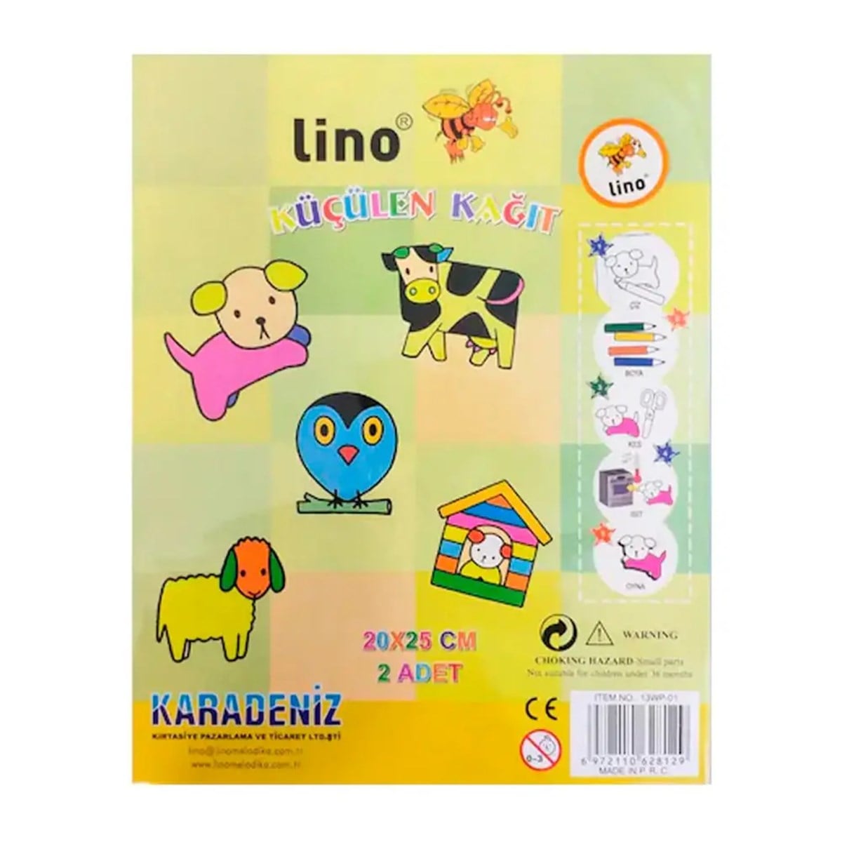 Lino Küçülen Kağıt 20x25 cm 2'li 13wWP-01