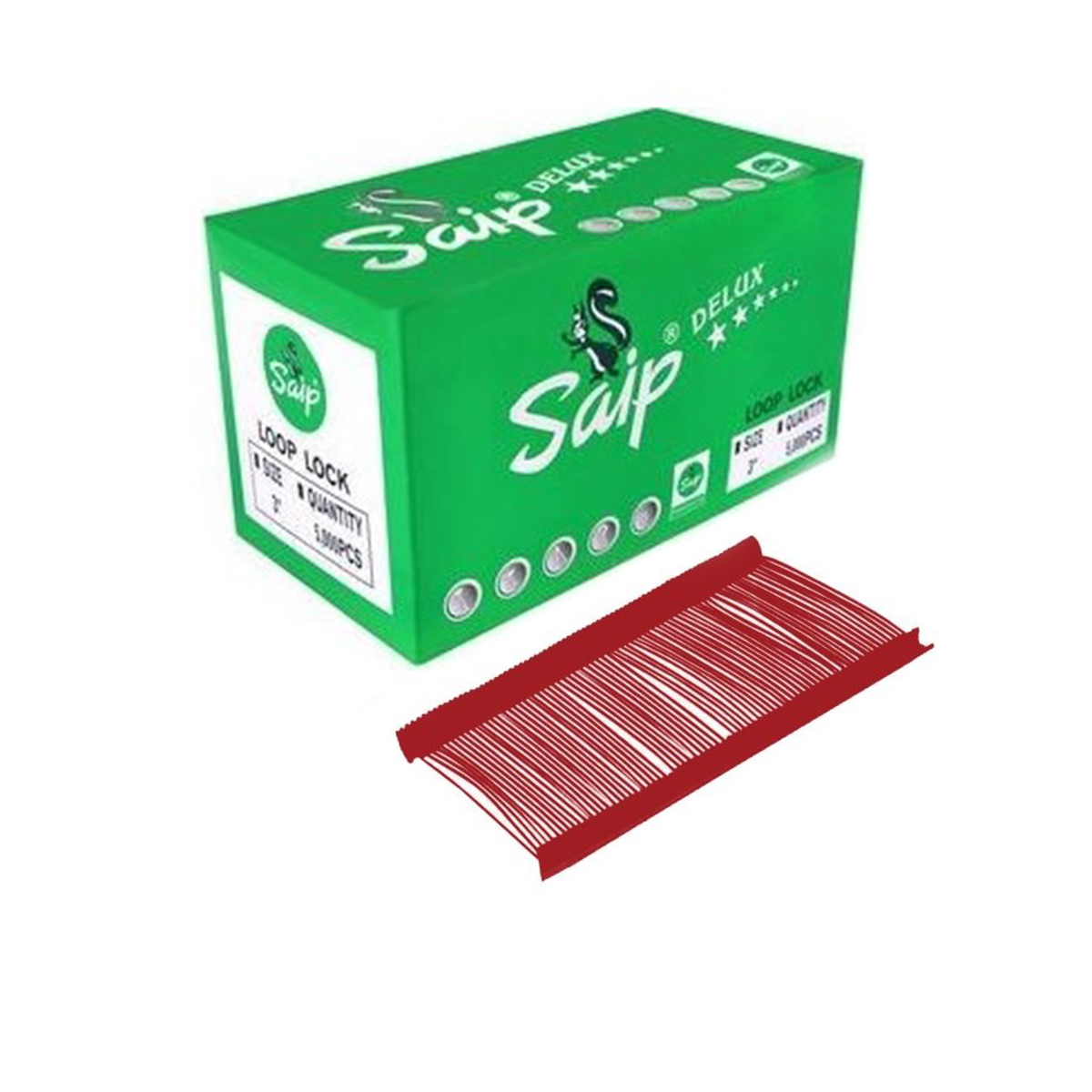 Saip Kılçık 5mm Kırmızı Renk 10000'lik