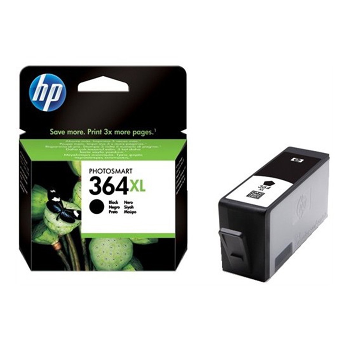 Hp cn684ee inkjet kartuş siyah (nr:364xl)