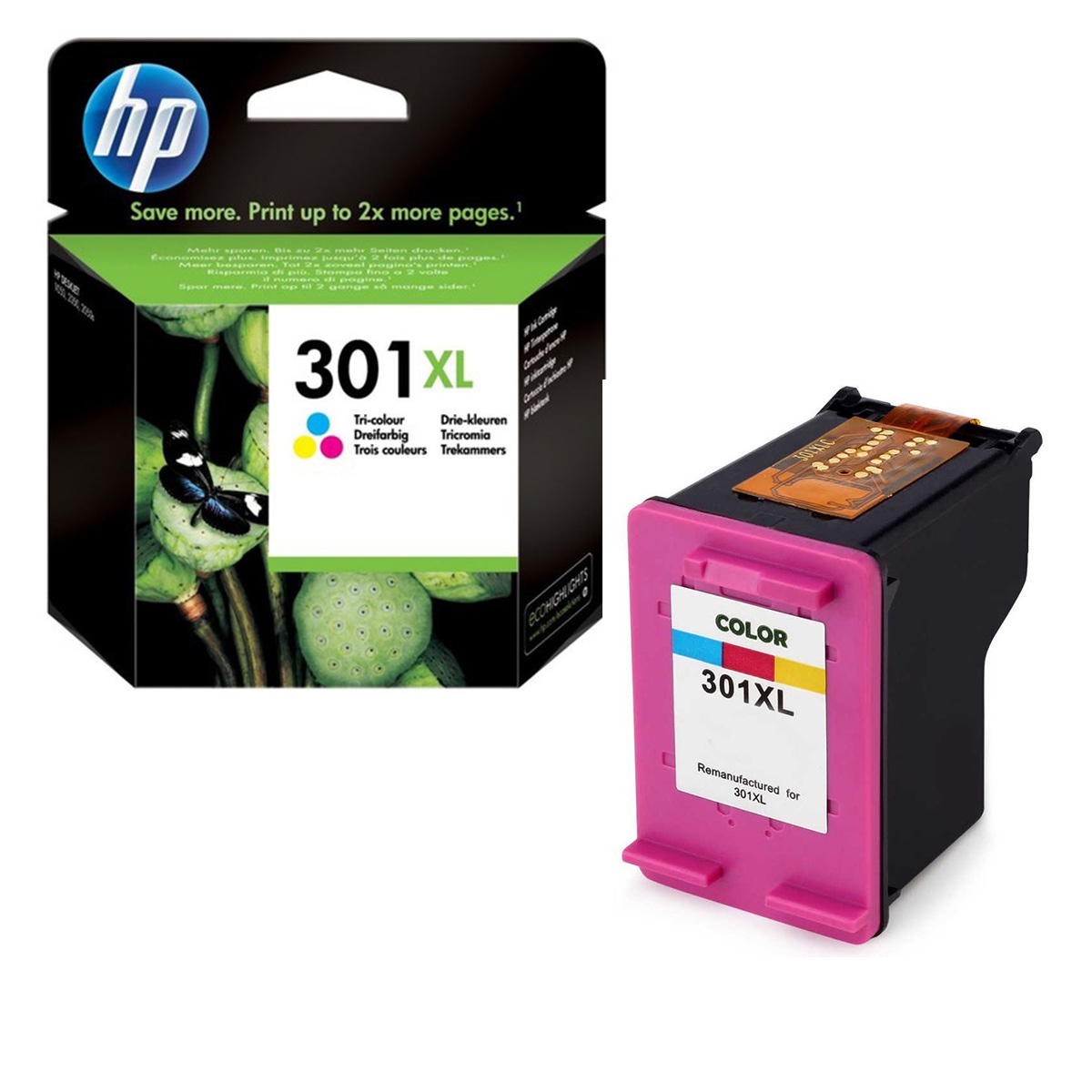 Hp ch564ee inkjet kartuş renkli (nr:301 xl)