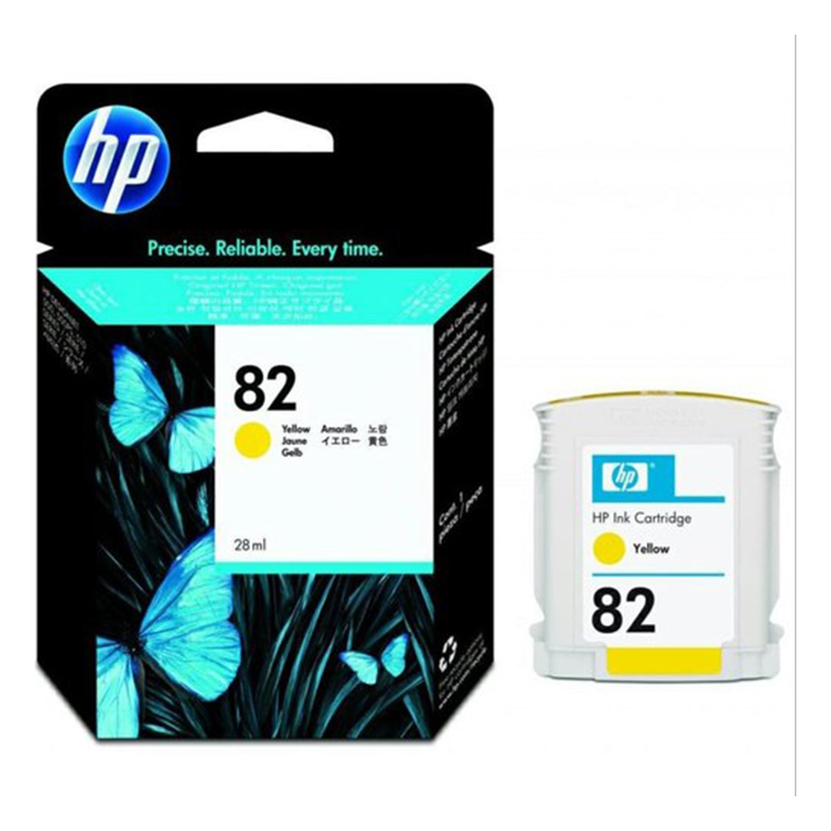 Hp ch568a inkjet kartuş sarı (nr:82)