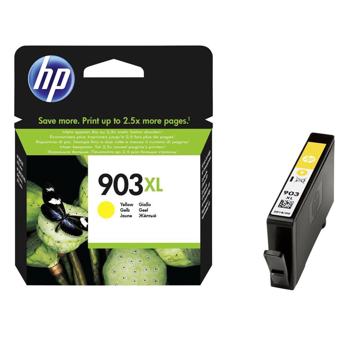 Hp t6m11ae inkjet kartuş sarı (nr:903xl)
