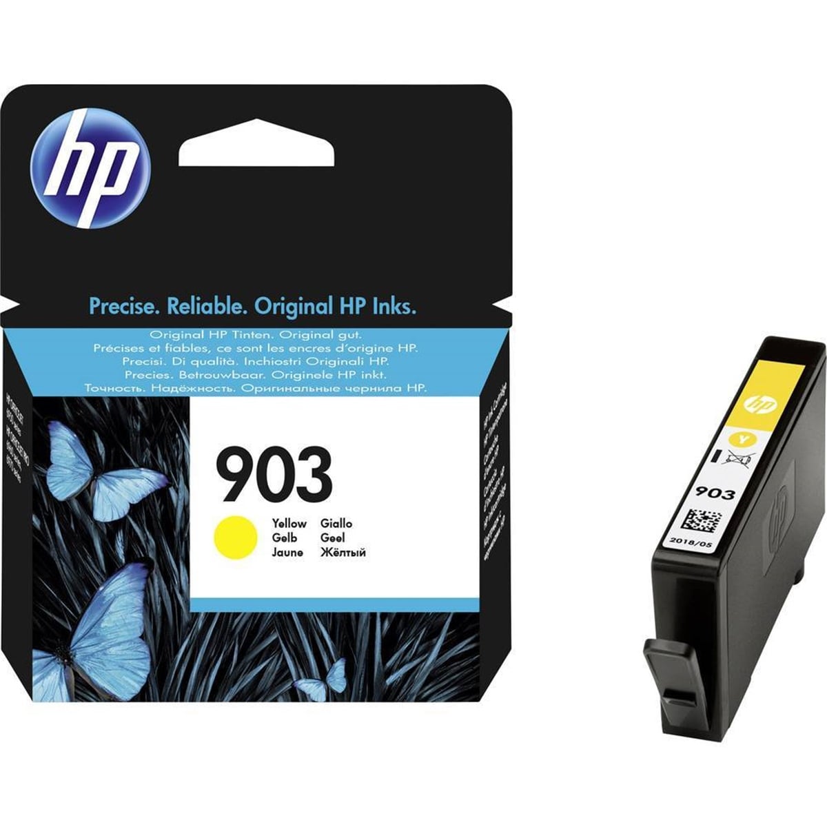 Hp T6L95Ae No: 903 Sarı Mürekkep Kartuşu 275 Sayfa Kapasiteli