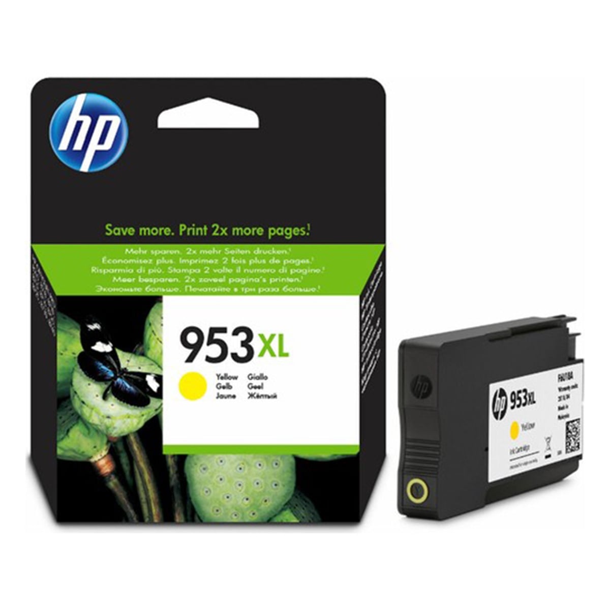 Hp f6u18ae inkjet kartuş sarı(nr:953xl)