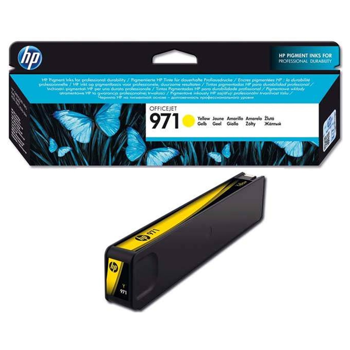 Hp cn624a kartuş sarı 971