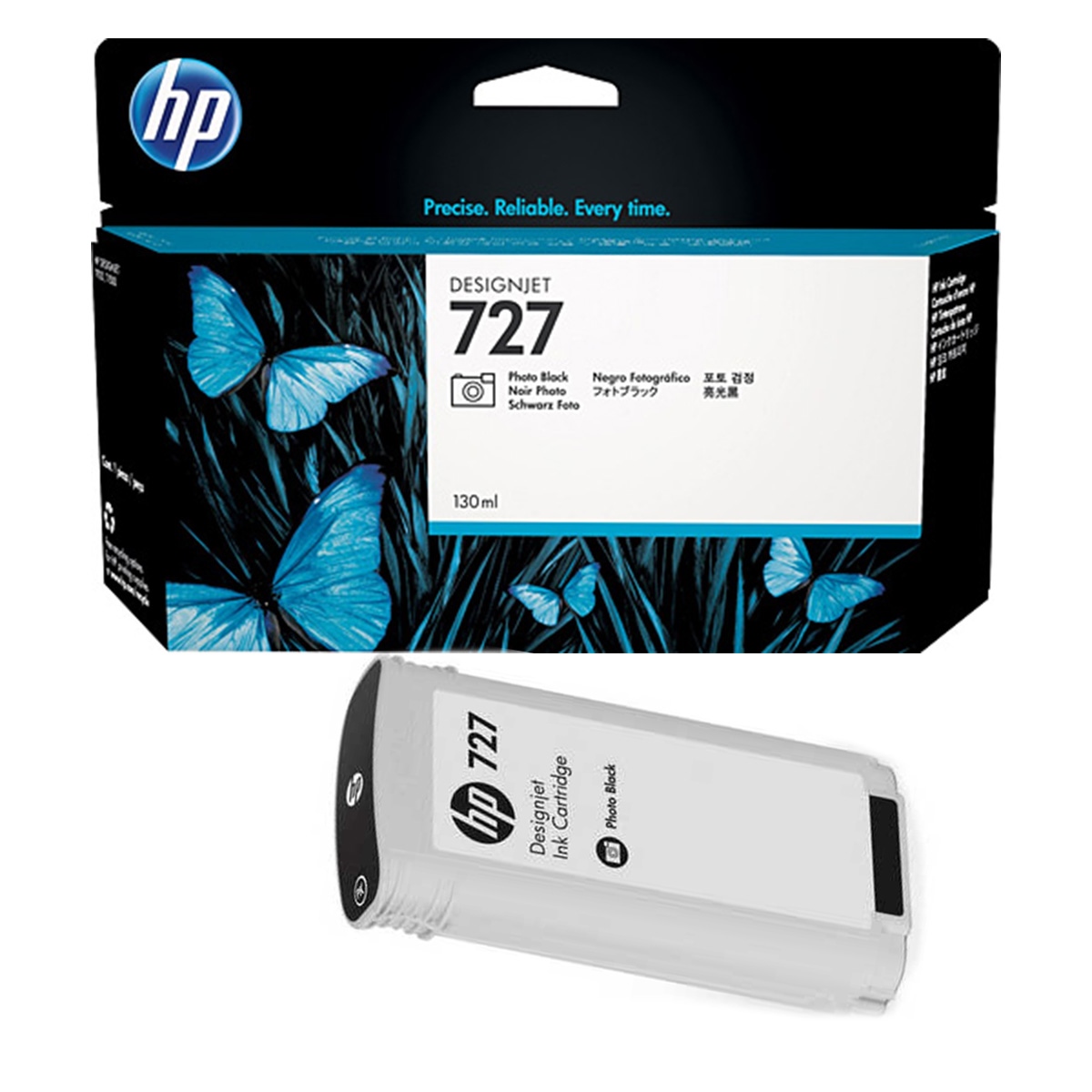 Hp b3p23a kartuş photo siyah 727