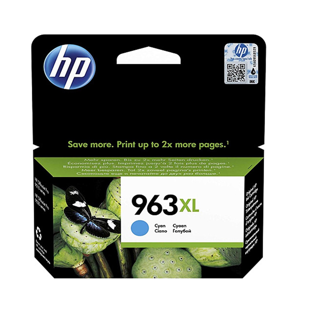 Hp 3ja27a kartuş mavi 963xl