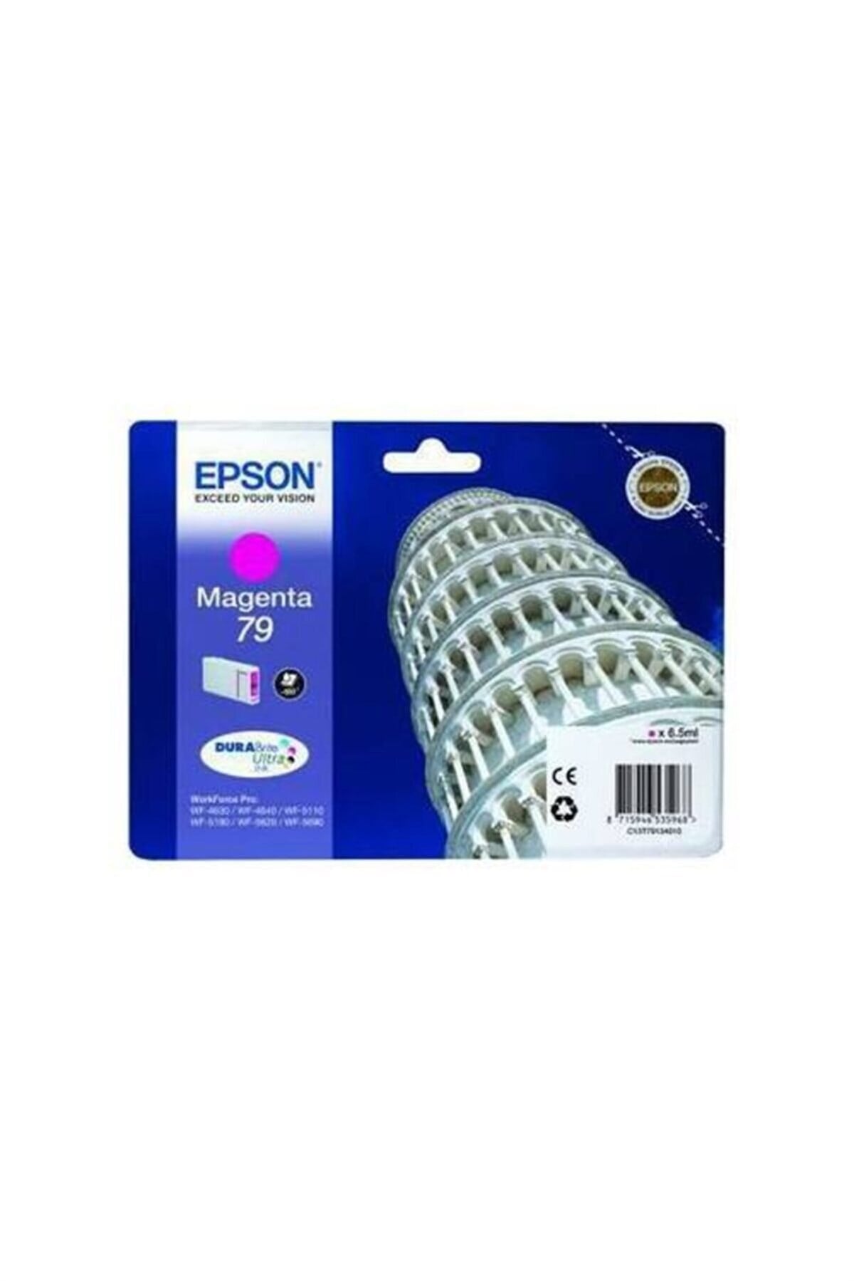 Epson Wp5110-5190 Magenta Uyumlu Kırmızı Mürekkep Katuş T79134010