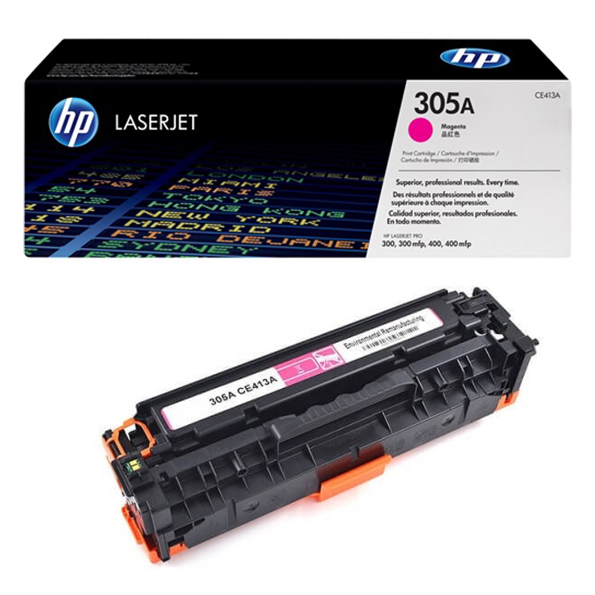 Hp ce413a toner kırmızı 305a m351a/m375nw/m451/m475