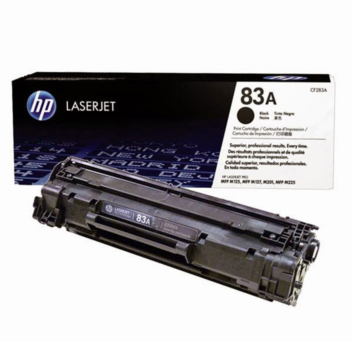 Hp cf283a toner siyah (83a) m125nw/m127fn/m127fw