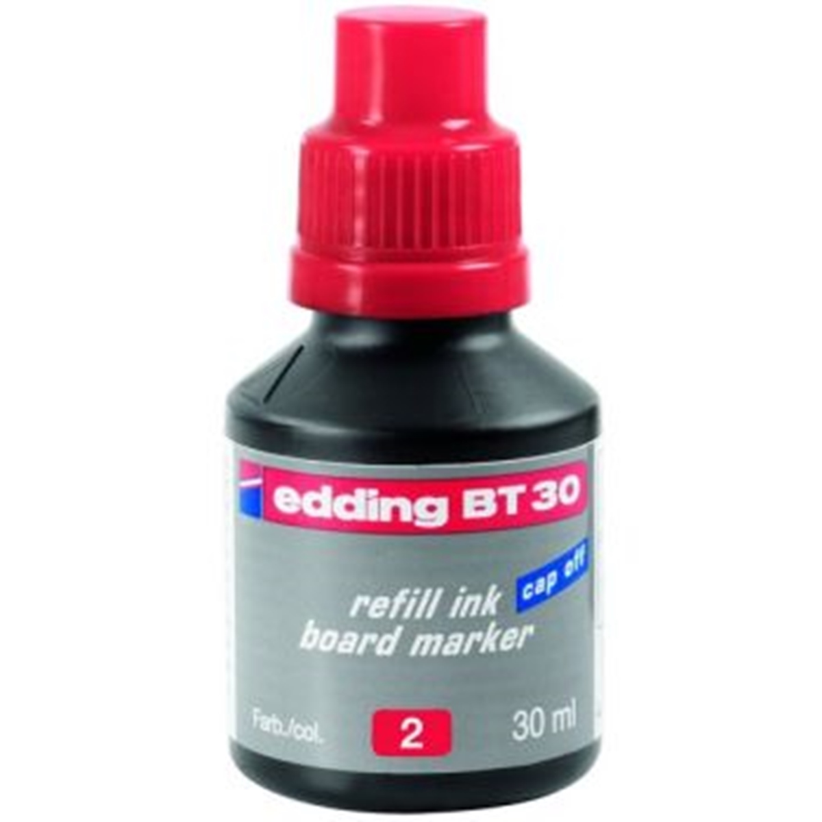 Edding bt-30 yazı tahtası mürekkebi kırmızı 30ml