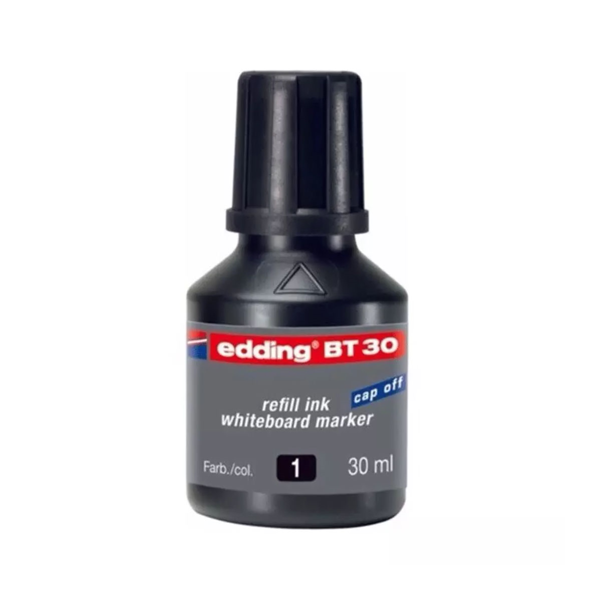 Edding bt-30 yazı tahtası mürekkebi siyah 30ml 2li pk