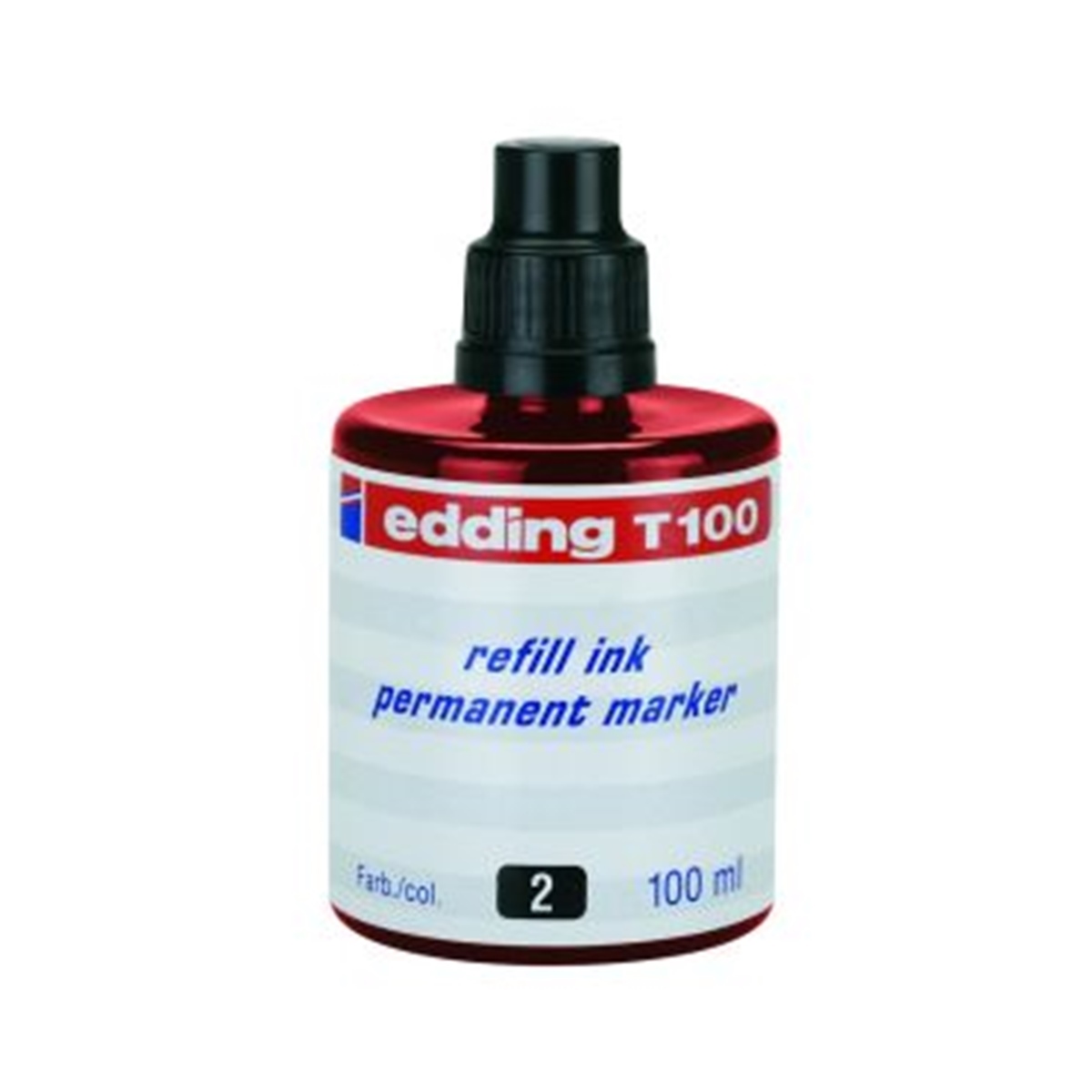 Edding t-100 kırmızı mürekkep 100ml