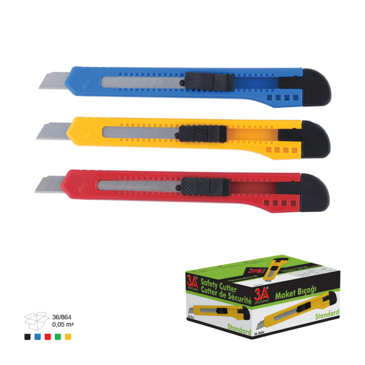 3a maket bıçağı dar 277