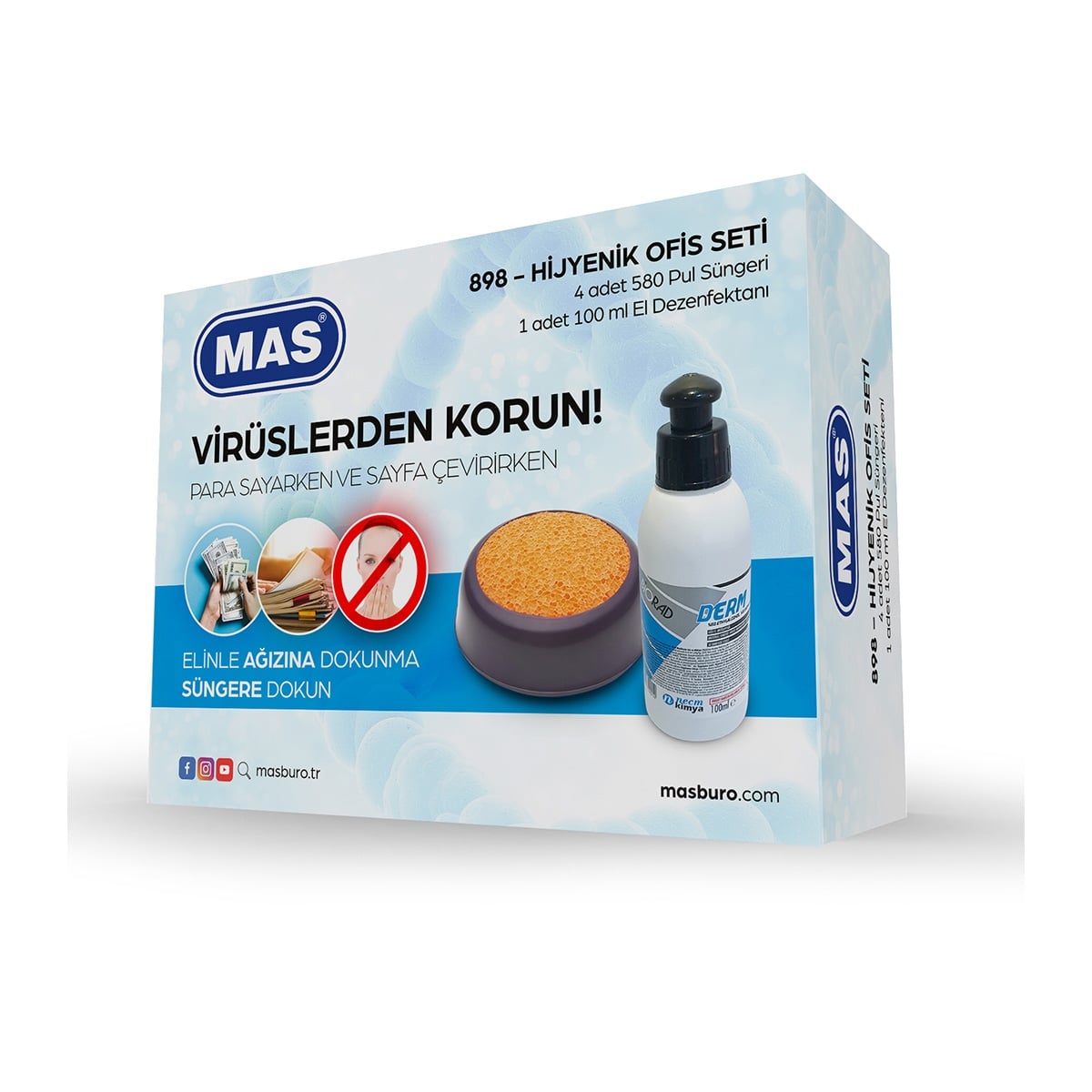 Mas 898 hijyenik ofis seti