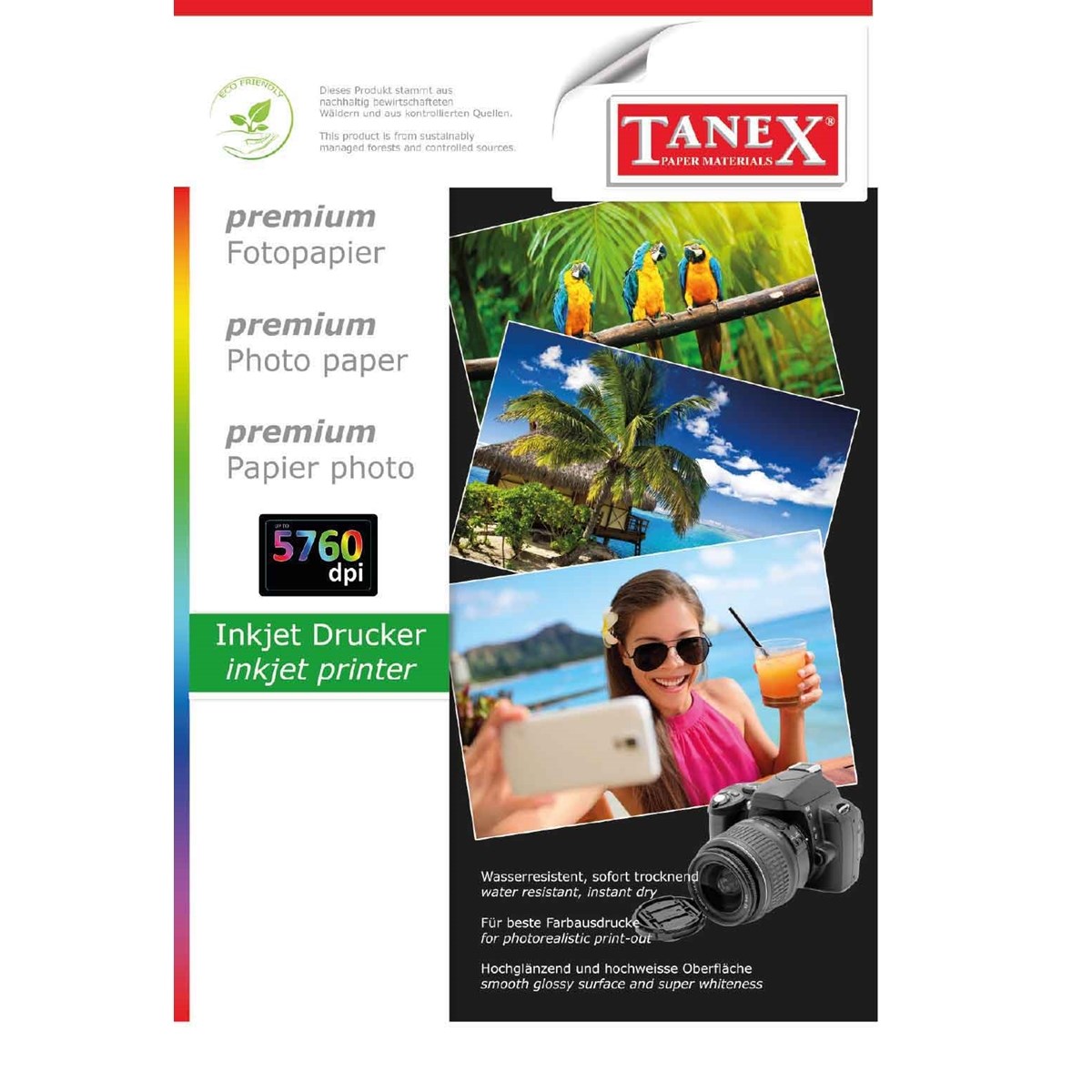 Tanex fotoğraf kağıdı A4 150gr hc150g (25'lik pk)