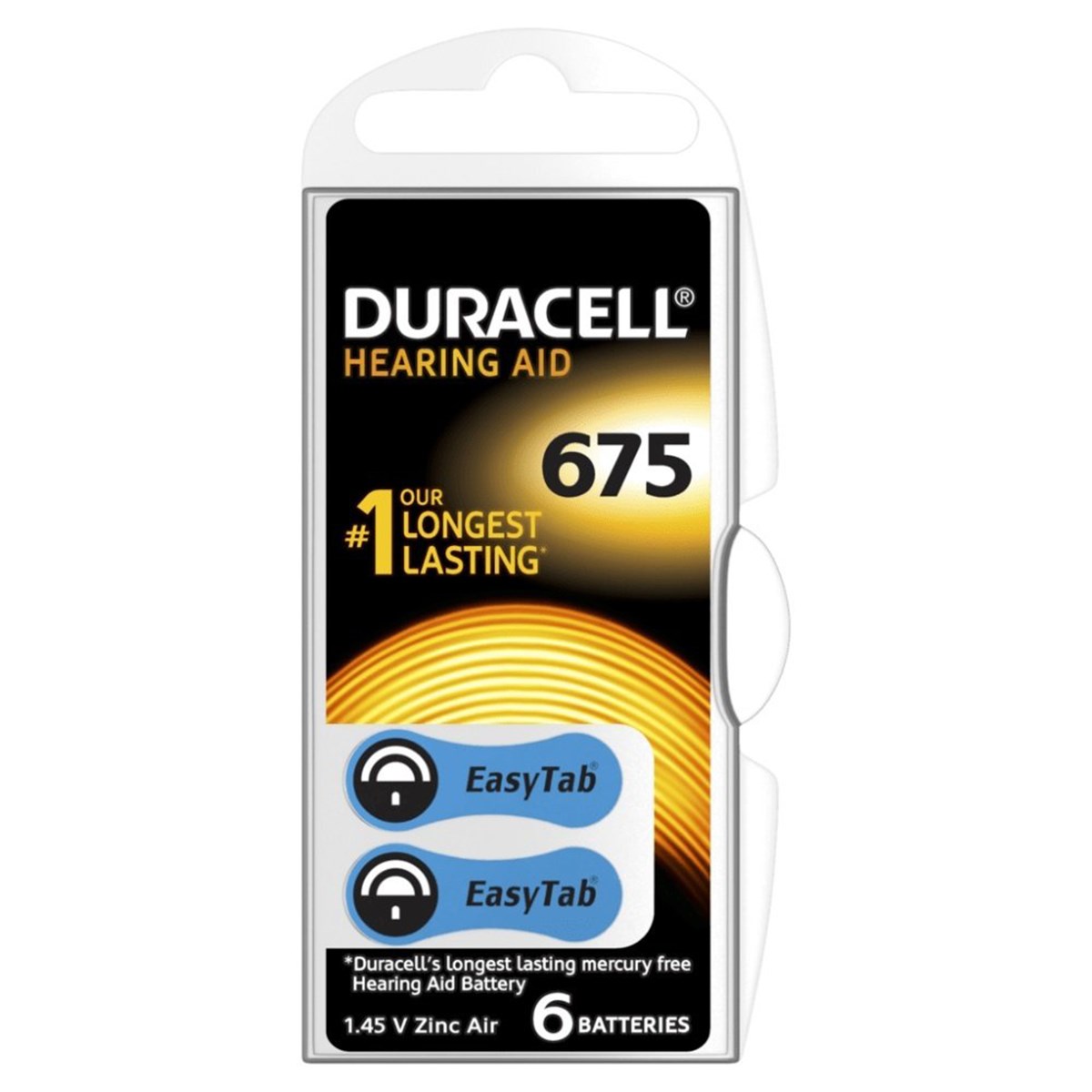 Duracell Pil Pr44 1,45V Zincair 675