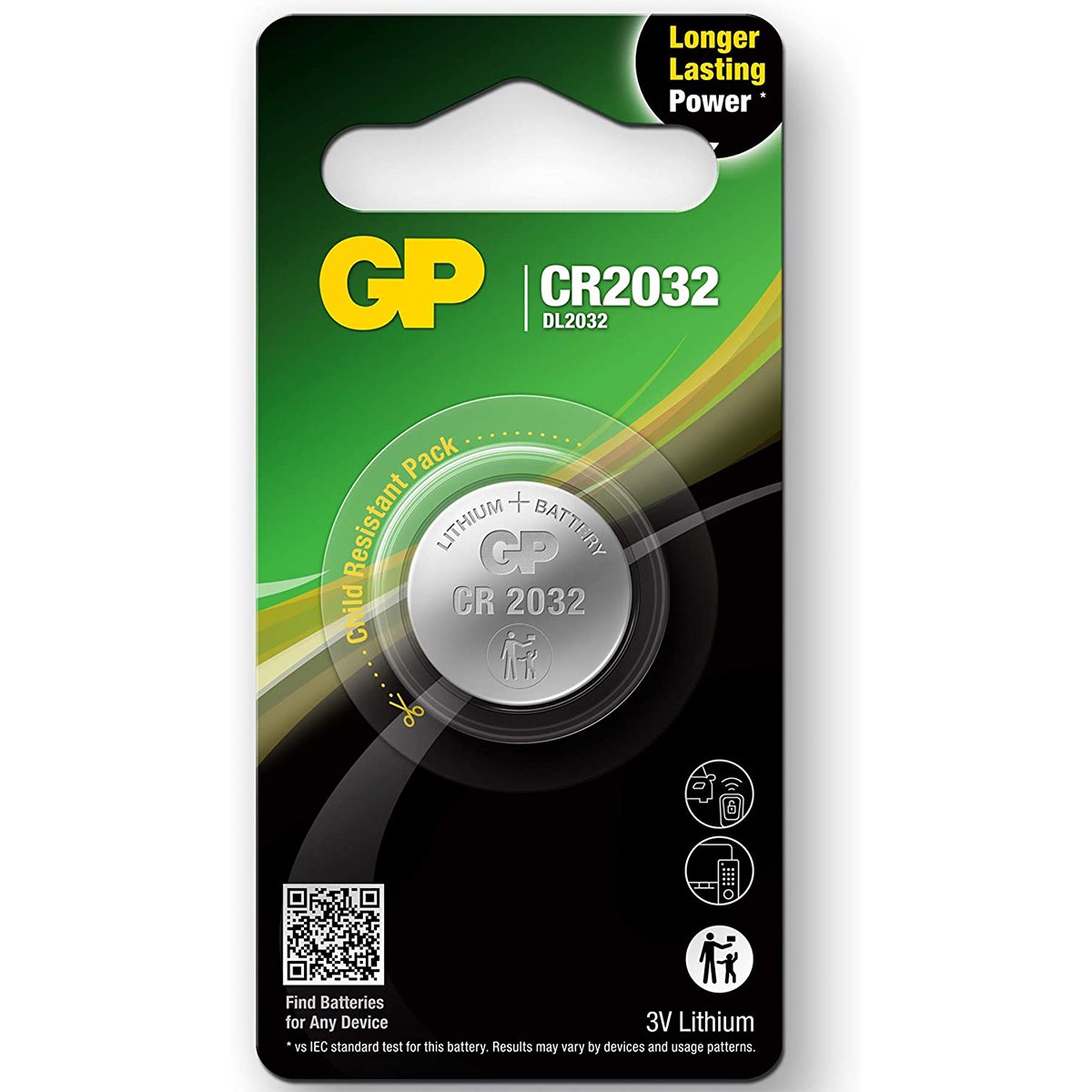 GP Lityum Pil Cr2032 3 Volt