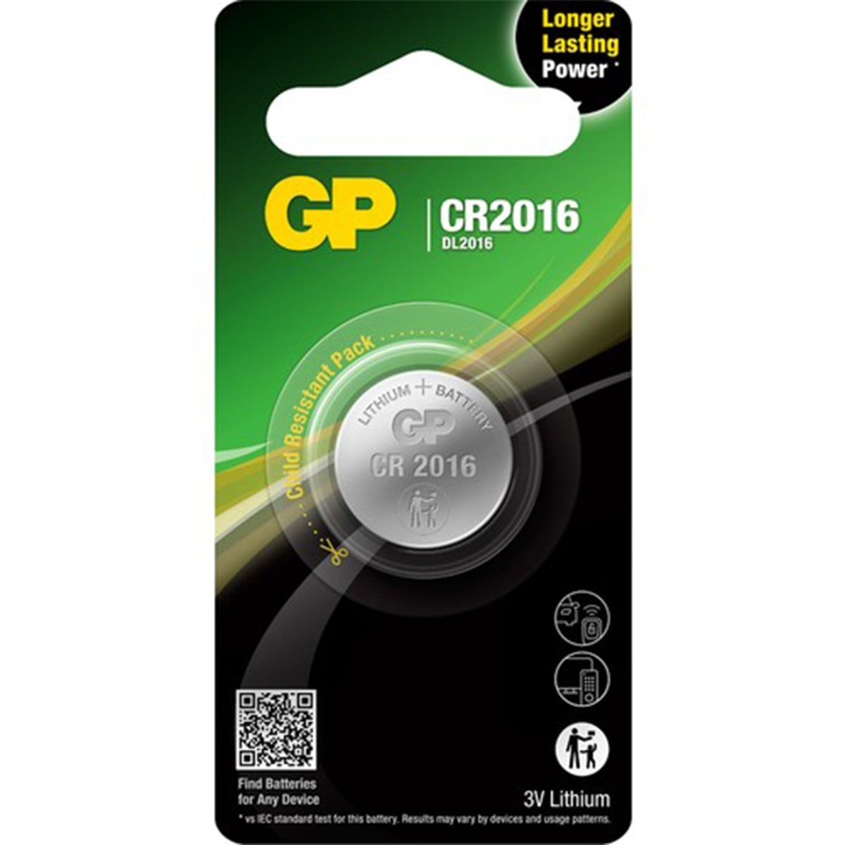 GP Lityum Pil Cr2016 3 Volt