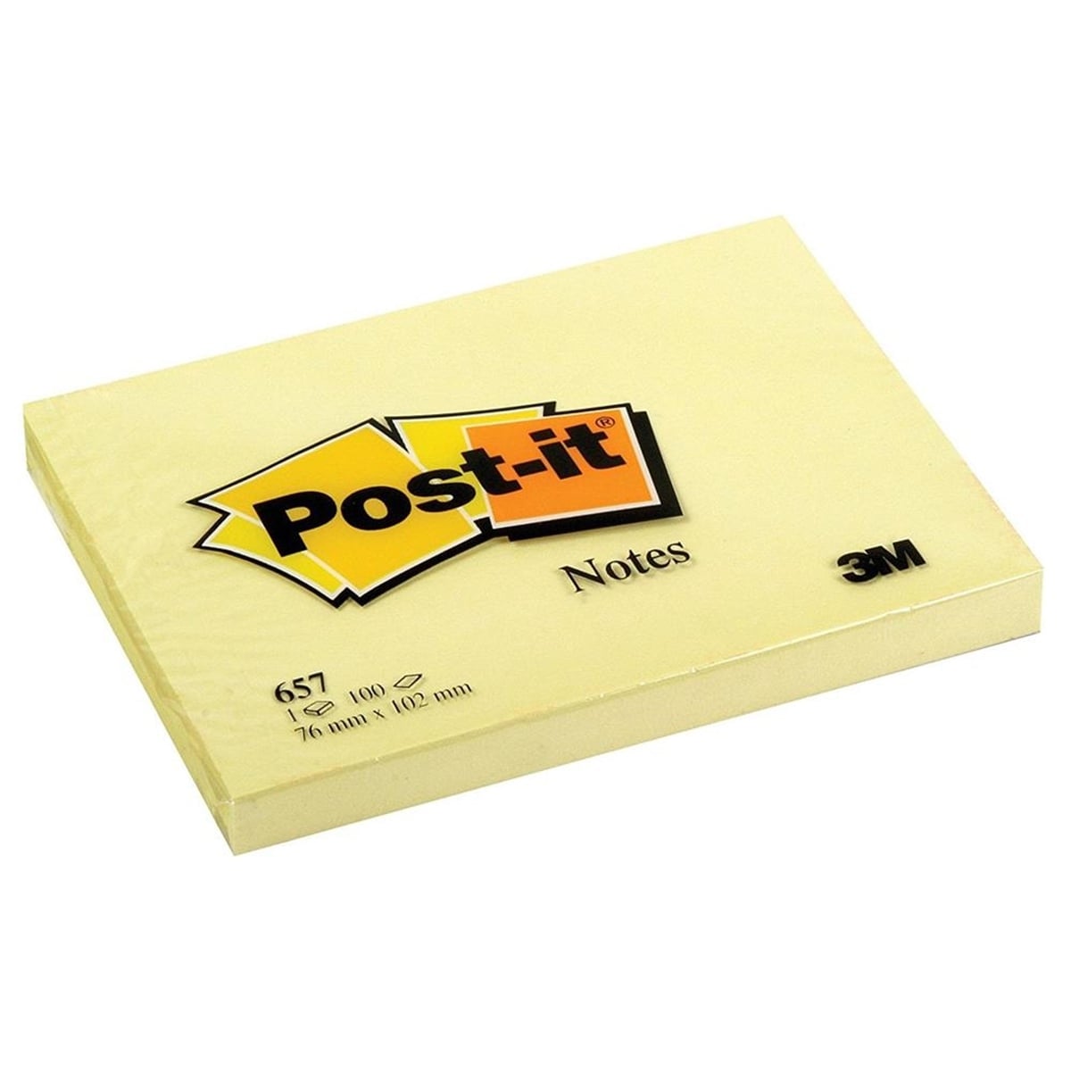 3m Post-it 657 sarı 76x102