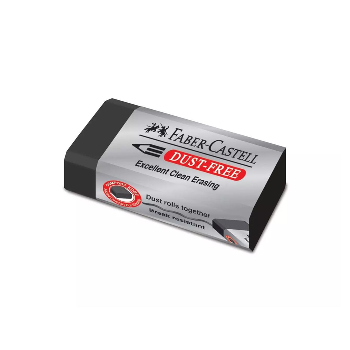 Faber Castell Silgi Dust-free Tozsuz Siyah Renk 187171
