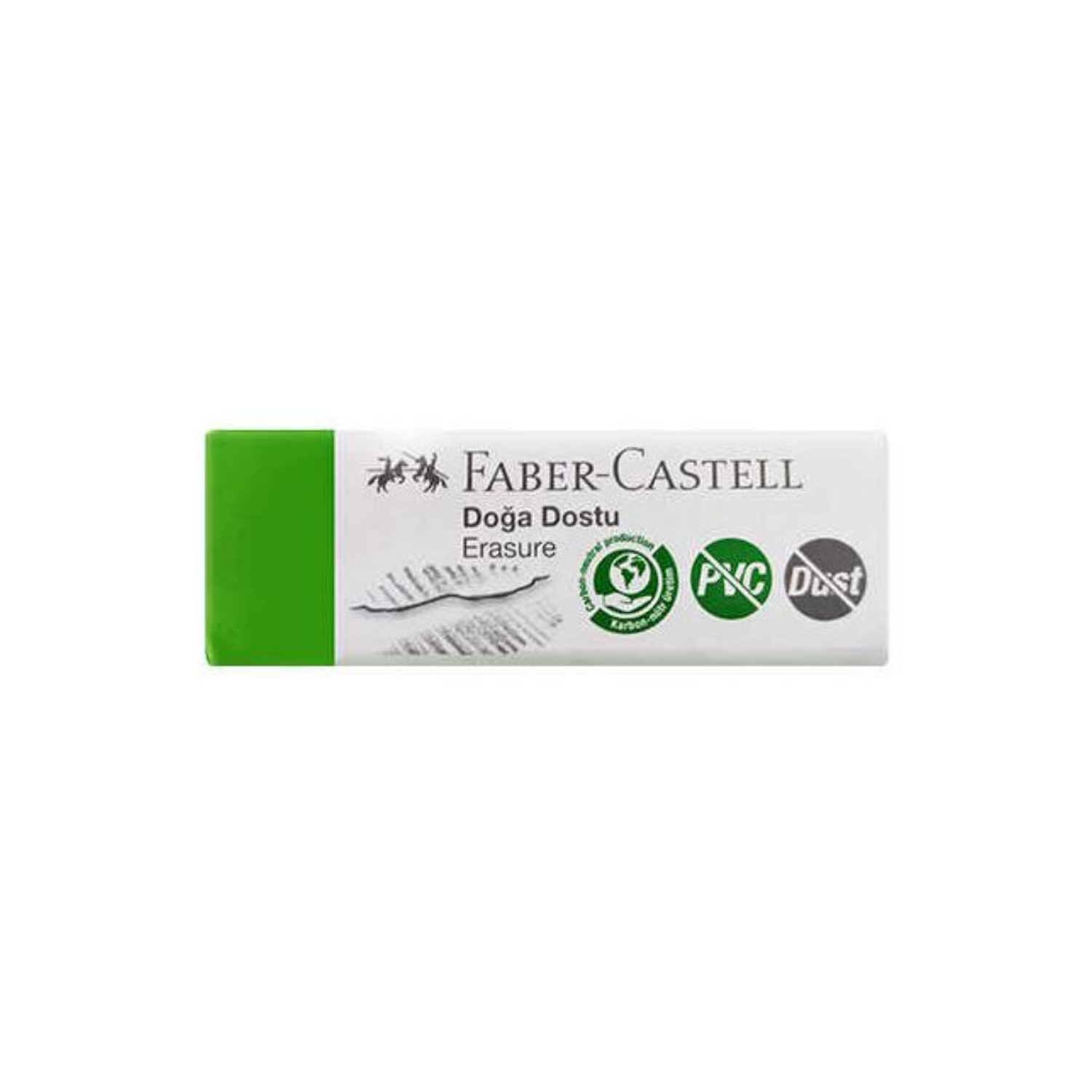 Faber Castell Doğa Dostu Silgi Yeşil 187254