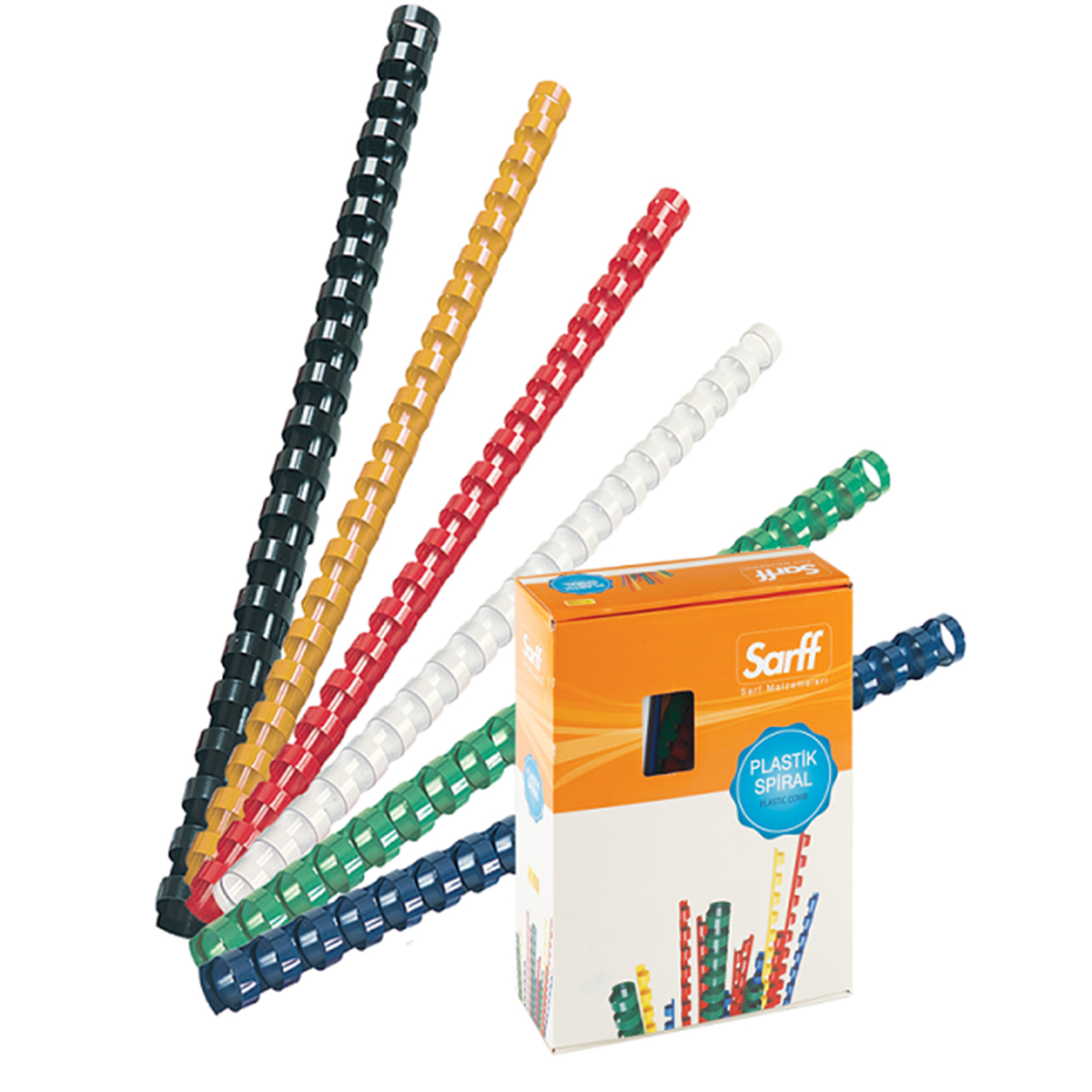 Sarff Plastik Spiral 22mm Beyaz Renk 15312056