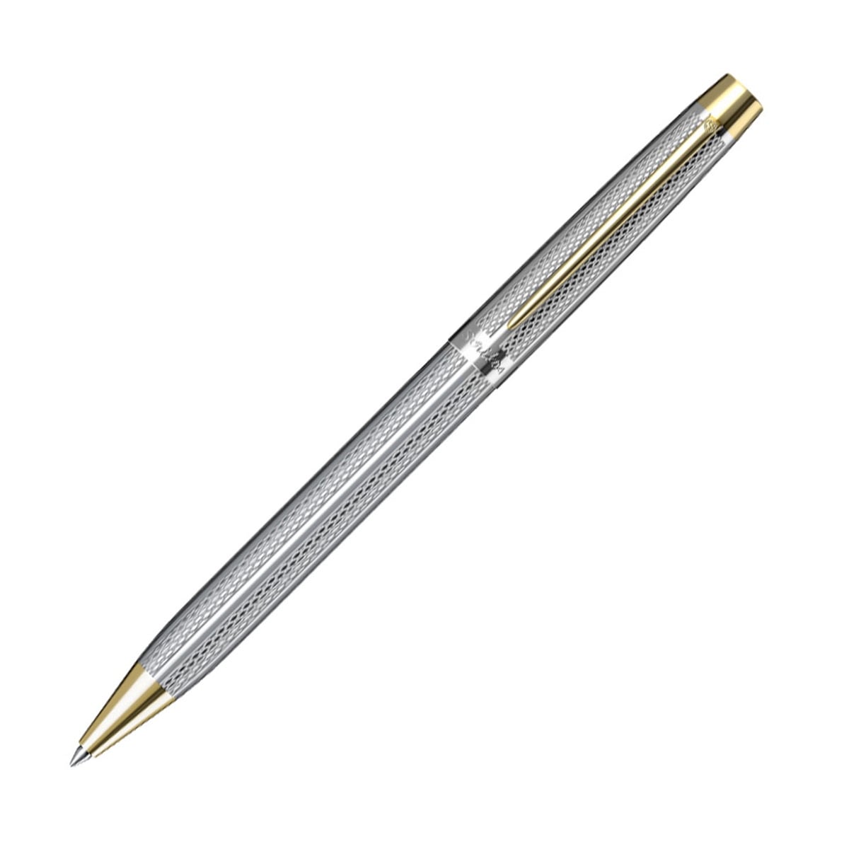Scrikss tükenmez 722w balıksırtı desen gold krom