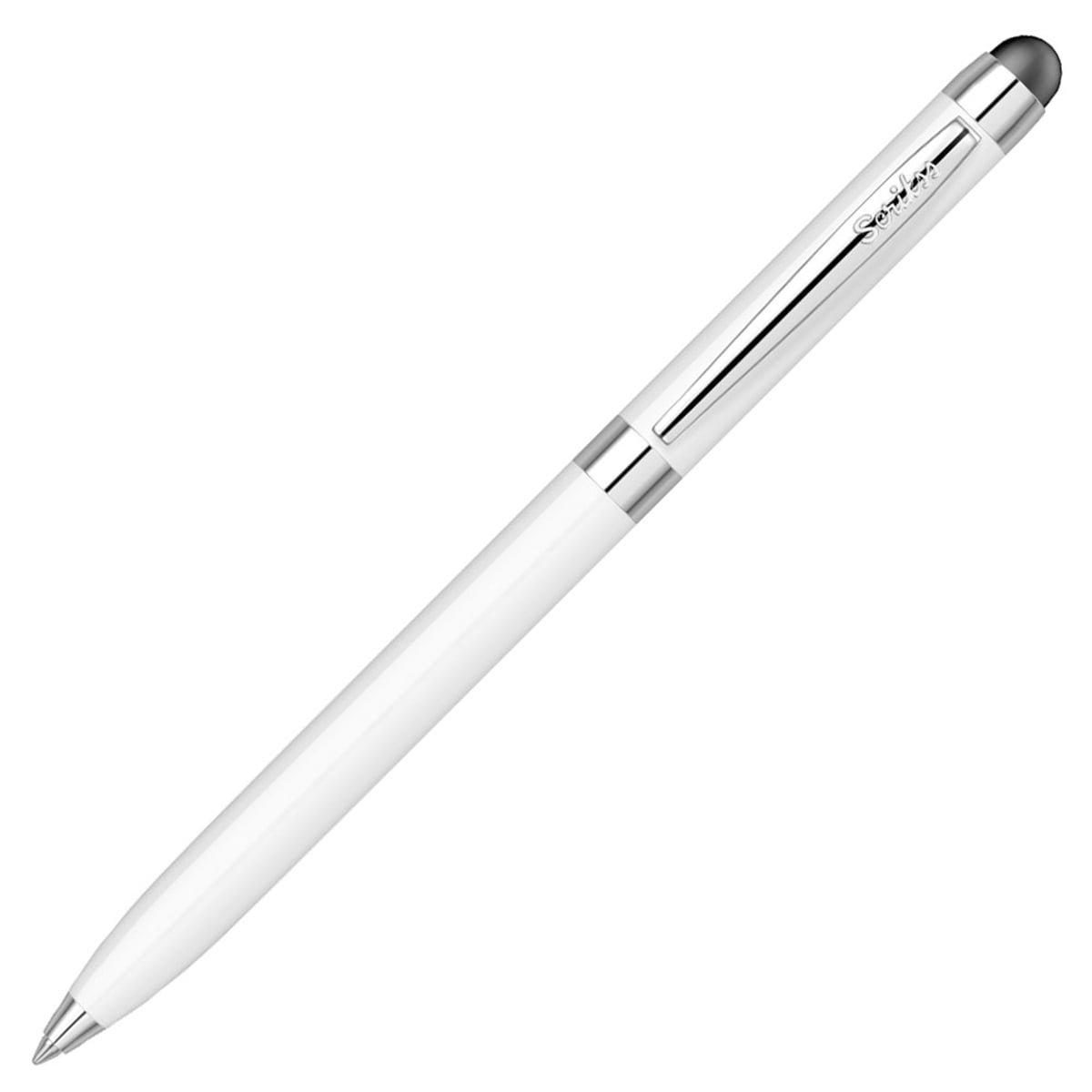Scrikss Tükenmez Kalem İnci Beyazı Mini Touch Pen