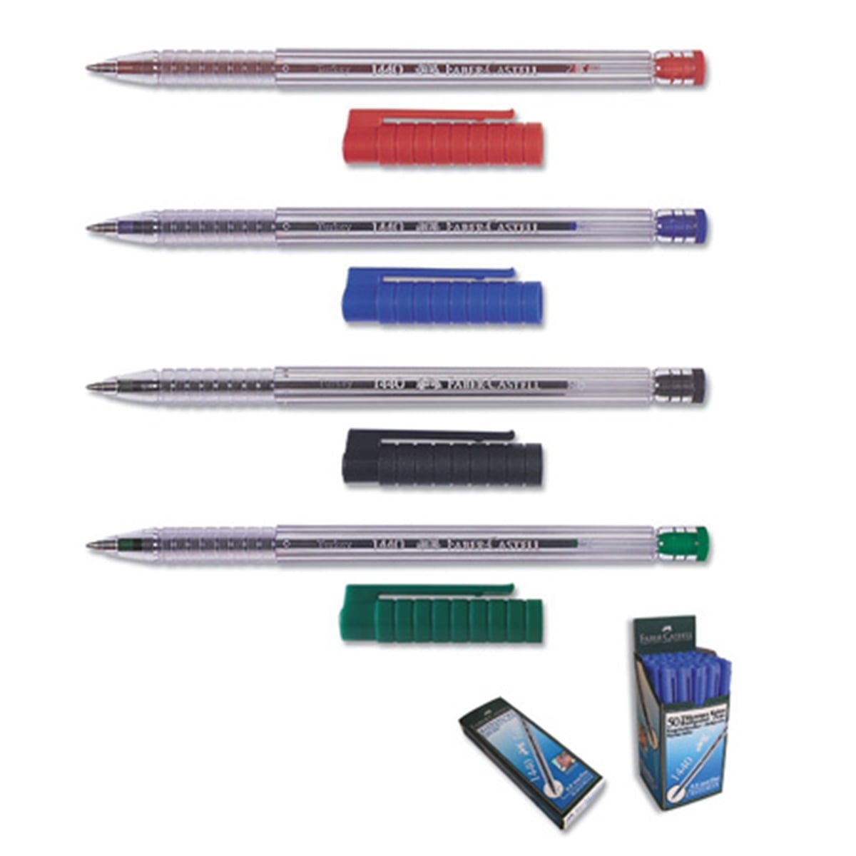 Faber Castell 1440 tükenmez kalem kırmızı 1.0mm