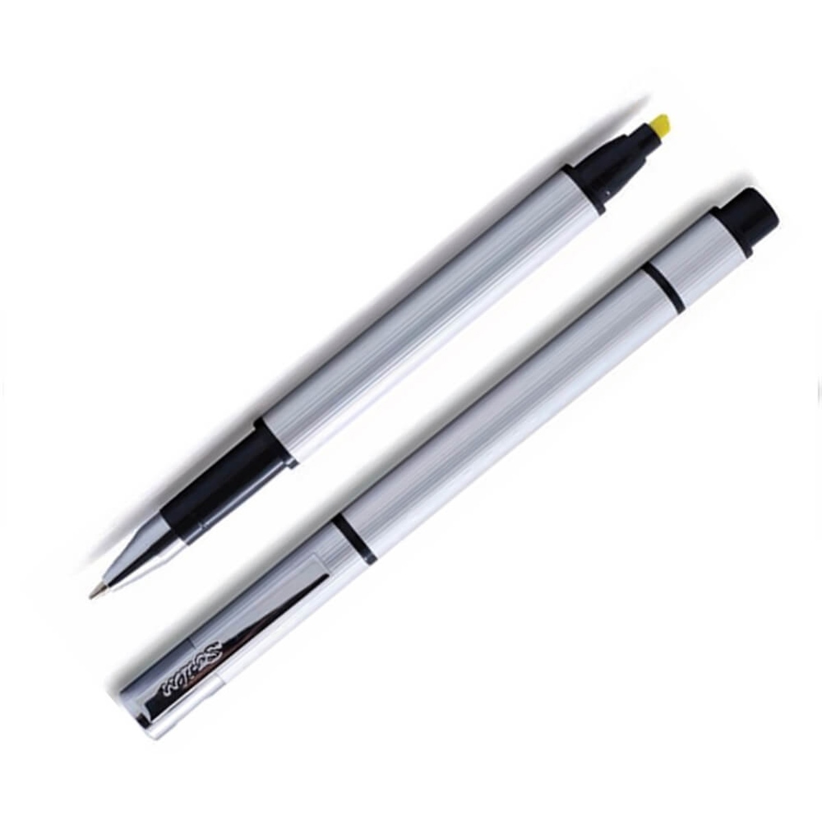 Scrikss doppio mavi Roller+sarı fosforlu kalem