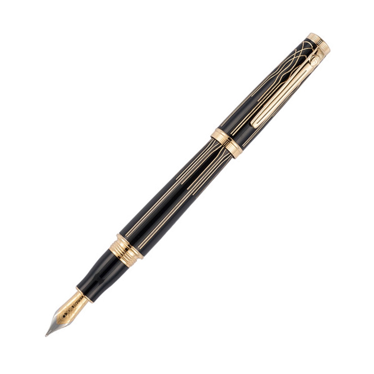 Scrikss Heritage siyah/altın Roller kalem lüks kutulu