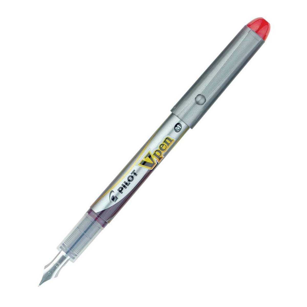 Pilot V-Pen svp-4m-r silver dolmakalem kırmızı