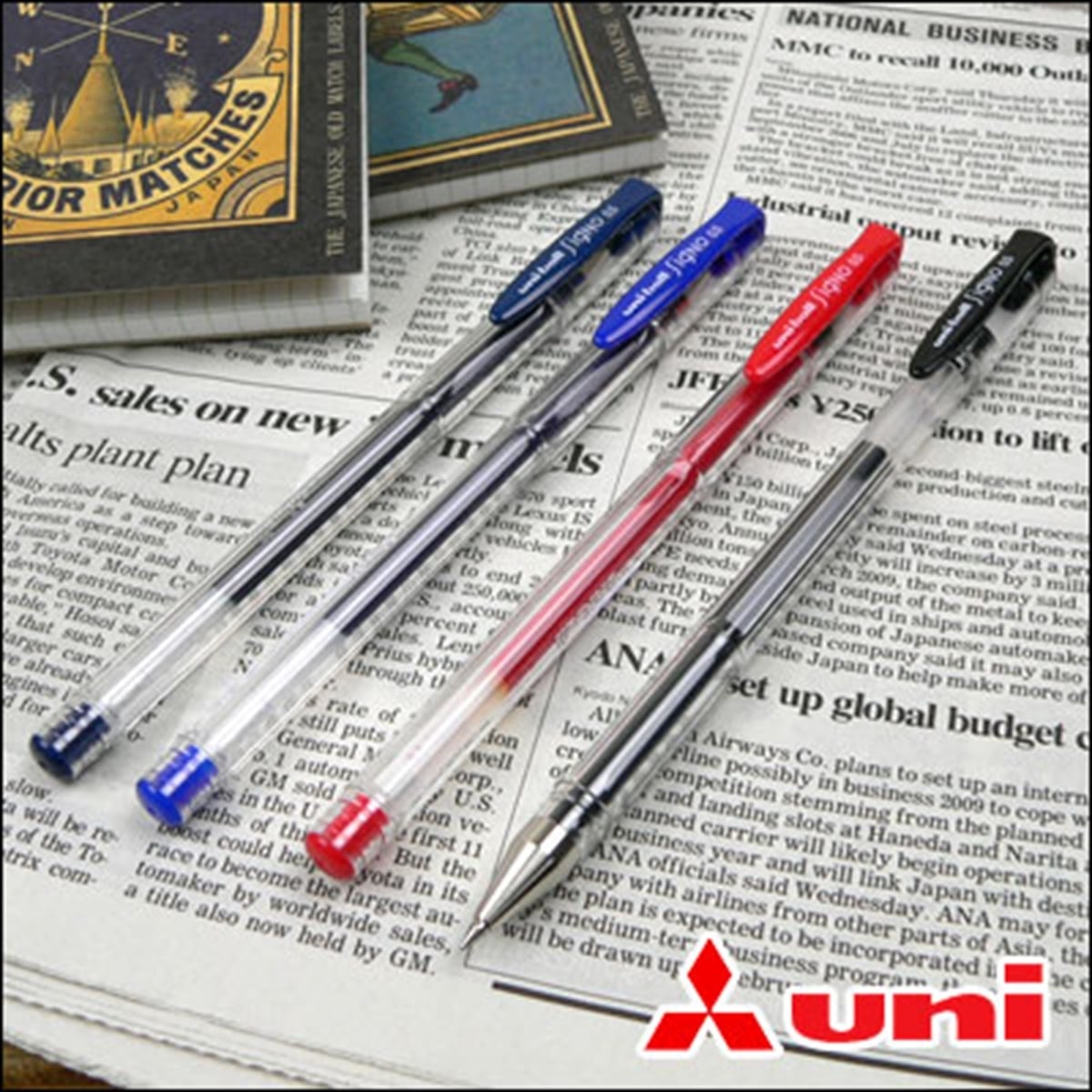 Uni-ball signo Fine jel um-100 0,7 kalem siyah